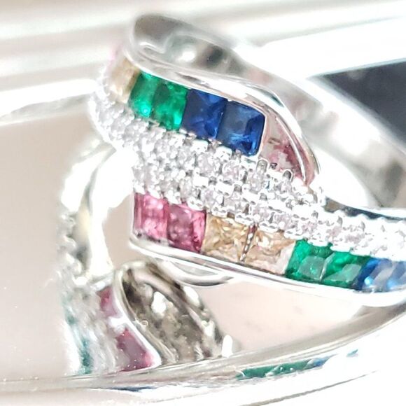 New - The Seventh 925 Zircon Ring - Picture 9 of 13